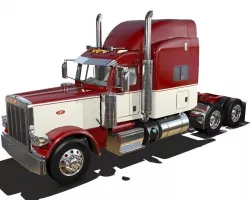 389 Semi Truck 3D model