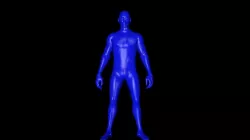 3D Man t pose Low-poly  3D model