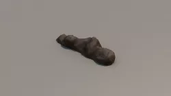 3D SCAN POO SHIT EXCREMENT DUNG Low-poly  3D model