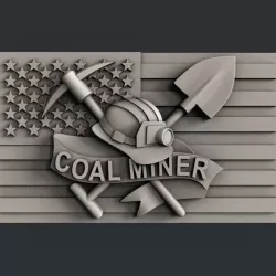 3d STL models for CNC coal miner 3D model