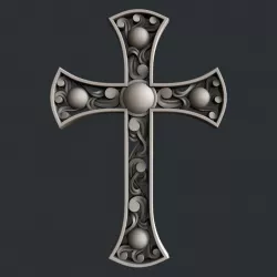 3d STL models for CNC cross 3D model