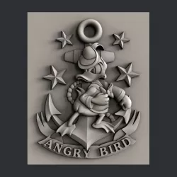 3d STL models for CNC duck 3D model