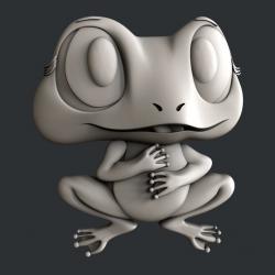 3d STL models for CNC frog 3D model