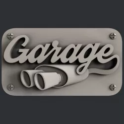 3d STL models for CNC Garage 3D model
