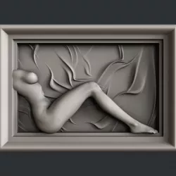 3d STL models for CNC naked woman 3D model