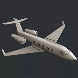 3d STL models for CNC plane 3D model