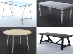 3D Tables collection 3D model