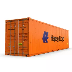 40 feet High Cube Hapag Lloyd shipping container 3D model