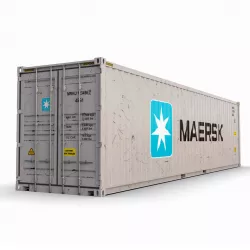 40 feet High Cube Maersk shipping container 3D model