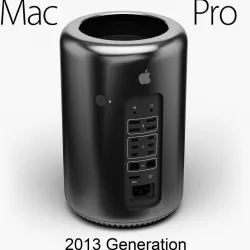 Apple Mac Pro 2013 Low-poly  3D model