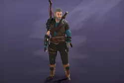 Archer Low-poly  3D model