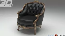 Azura Armchair 3D model