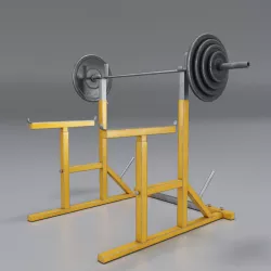 Barbell Stand 3D model