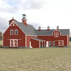 Barn fbx format 3D model