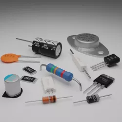 Basic Electronic Components Pack 3D model