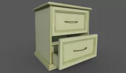 Bedside table 3D model
