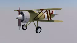 Biplane 3D model