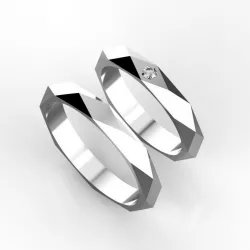 Boucheron facette rings  3D print model
