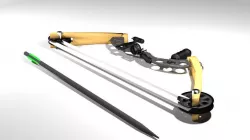 Bow and Arrow - Compound 3D model