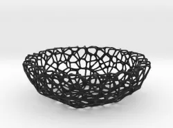 Bowl - Voronoi-Style No I 3D print model