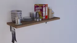 Breakfast Shelf 3D model
