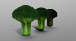Broccoli Low-poly  3D model