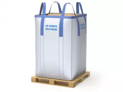 Bulk Bag on Wooden Pallet 3D model