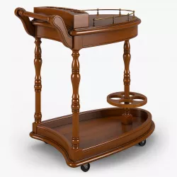 Carpenter Dining Cart 3D model
