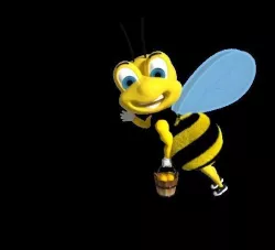 Cartoon Bee 3D model