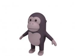 3d gorilla shelves model