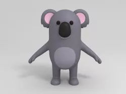 Cartoon Koala 3D model