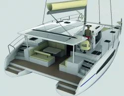 Catamaran Sailing Yacht  3D model