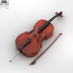 Cello 3D model