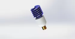 CFL bulb design 3D model