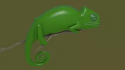 Chameleon 3D model