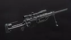 CheyTac M200 Intervention Sniper Rifle Low-poly  3D model