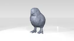 Chick Low Poligonal 3D model