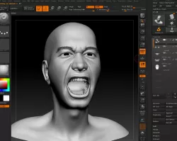 child face 3D model