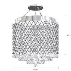 Chrome Chandelier 3D model