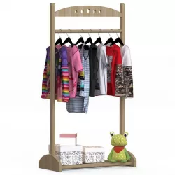 Clothes racks baby clothes bright print 3D model