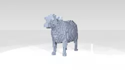 Cow Voxel 3D model