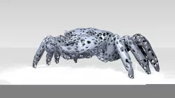 Crab Voronoi 3D model