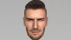 David Beckham 3D model