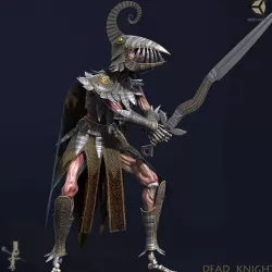 Dead Knight Low-poly  3D model