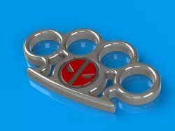 Deadpool Knuckle 3D print model