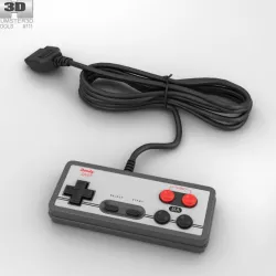 Dendy Controller 3D model