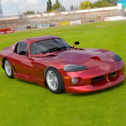 Dodge Viper in obj and fbx formats 3D model