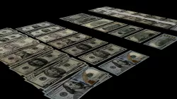 Dollar - Us Dollar Low-poly  3D model