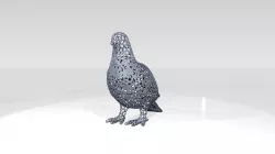 Dove Voronoi 3D model