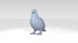 Dove Voxel 3D model